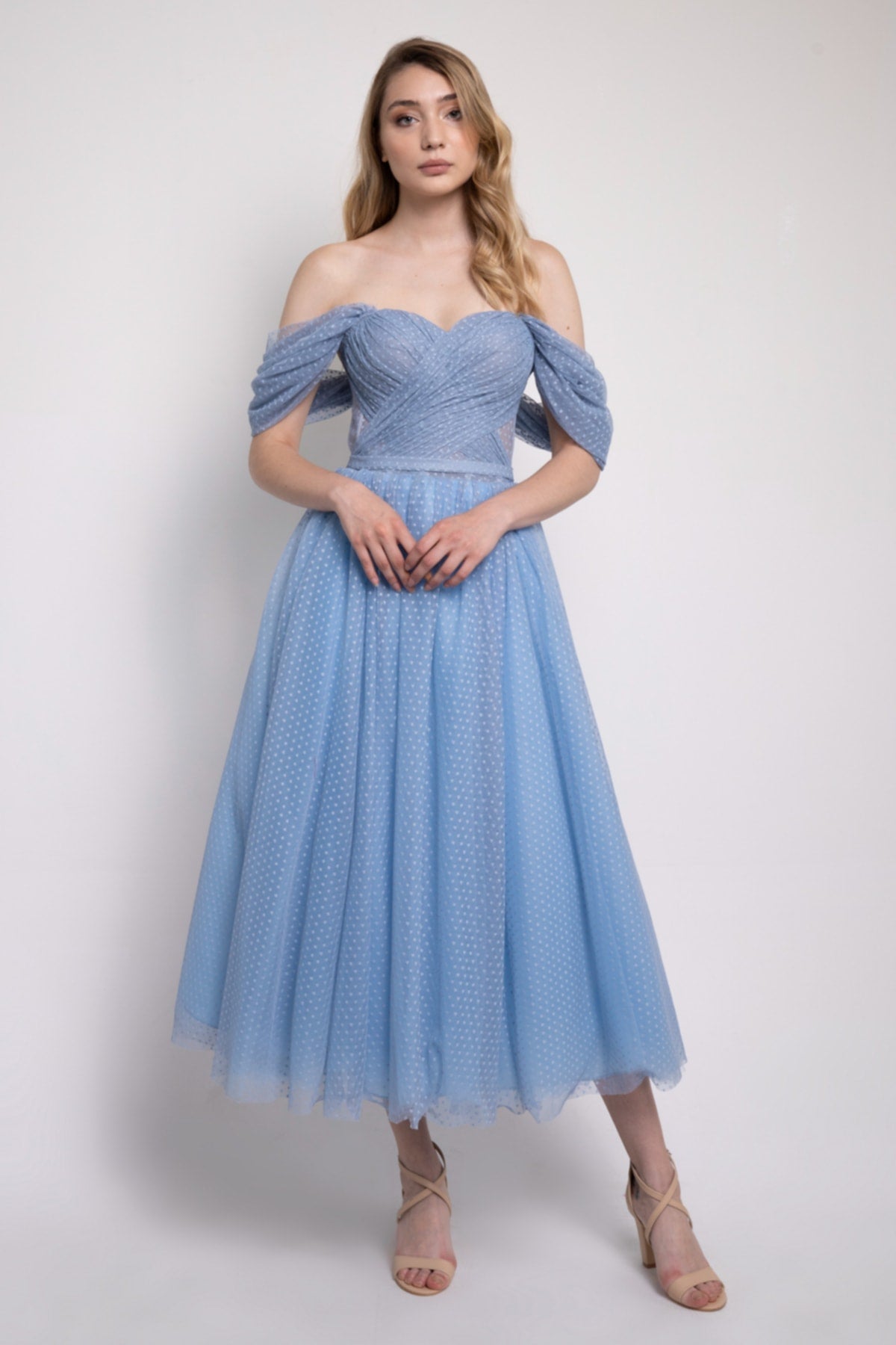 فستان سهرة Lenta Moda لون أزرق