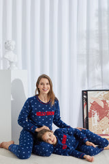 طقم بيجاما Siyah İnci لون أزرق غامق