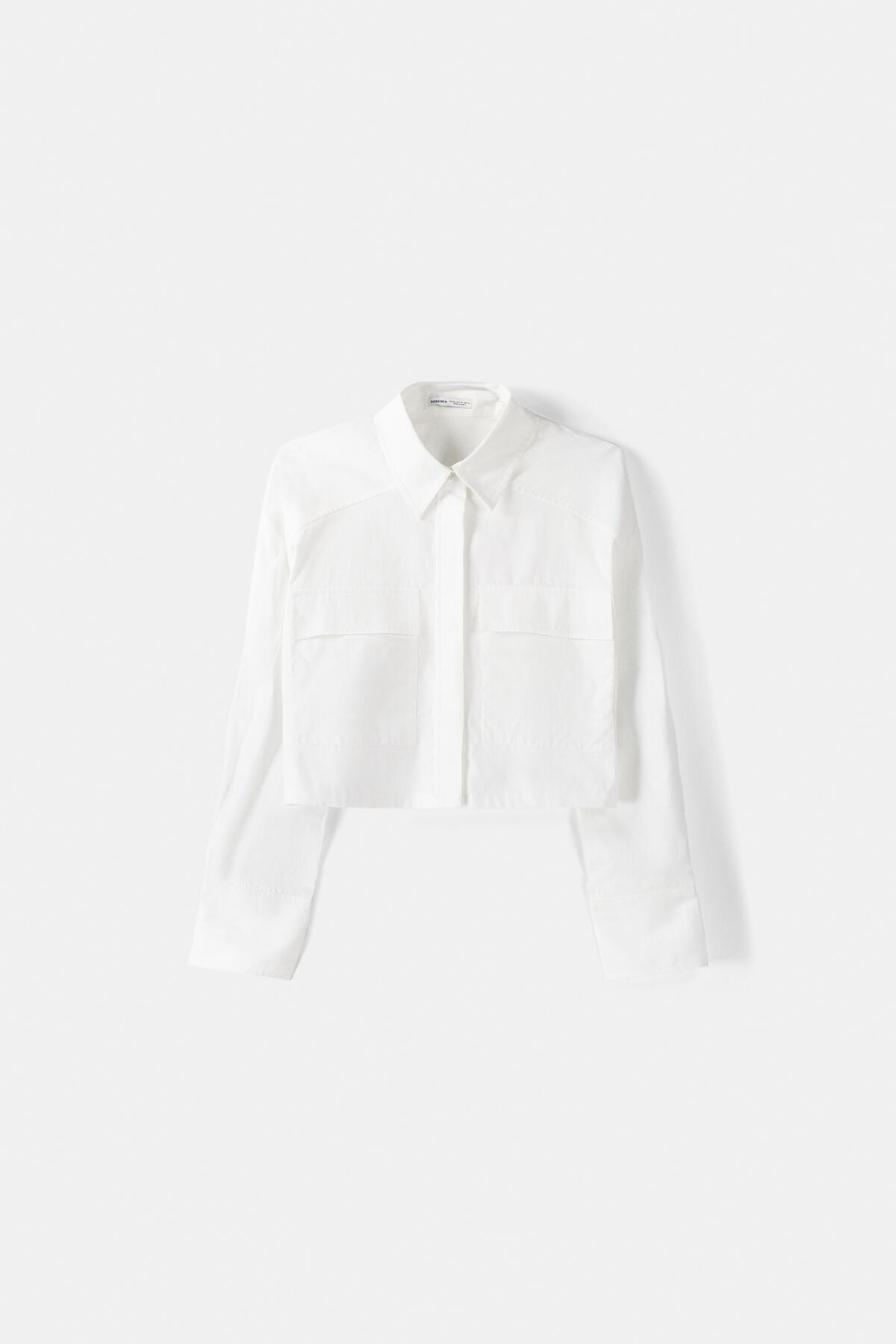 قميص Bershka لون أبيض