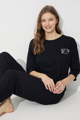 طقم بيجاما Siyah İnci لون أسود