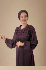 فستان سهرة PİENNAR لون زهري