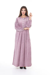 فستان mervemoda لون بنفسجي