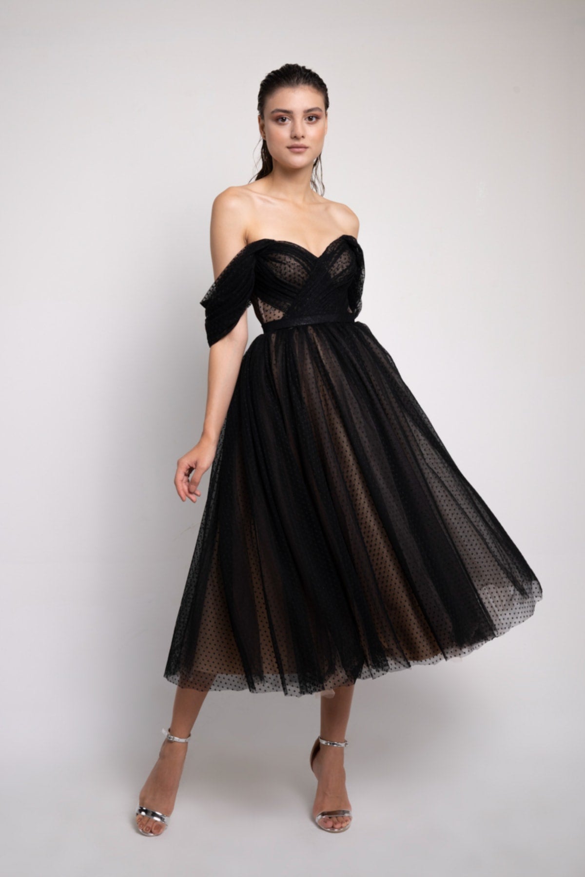 فستان سهرة Lenta Moda لون أسود
