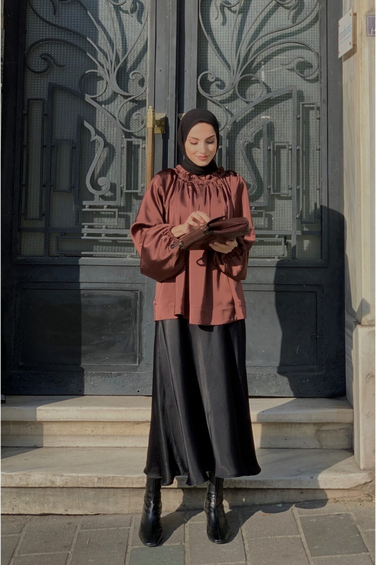 تنورة Sazze Design لون أسود