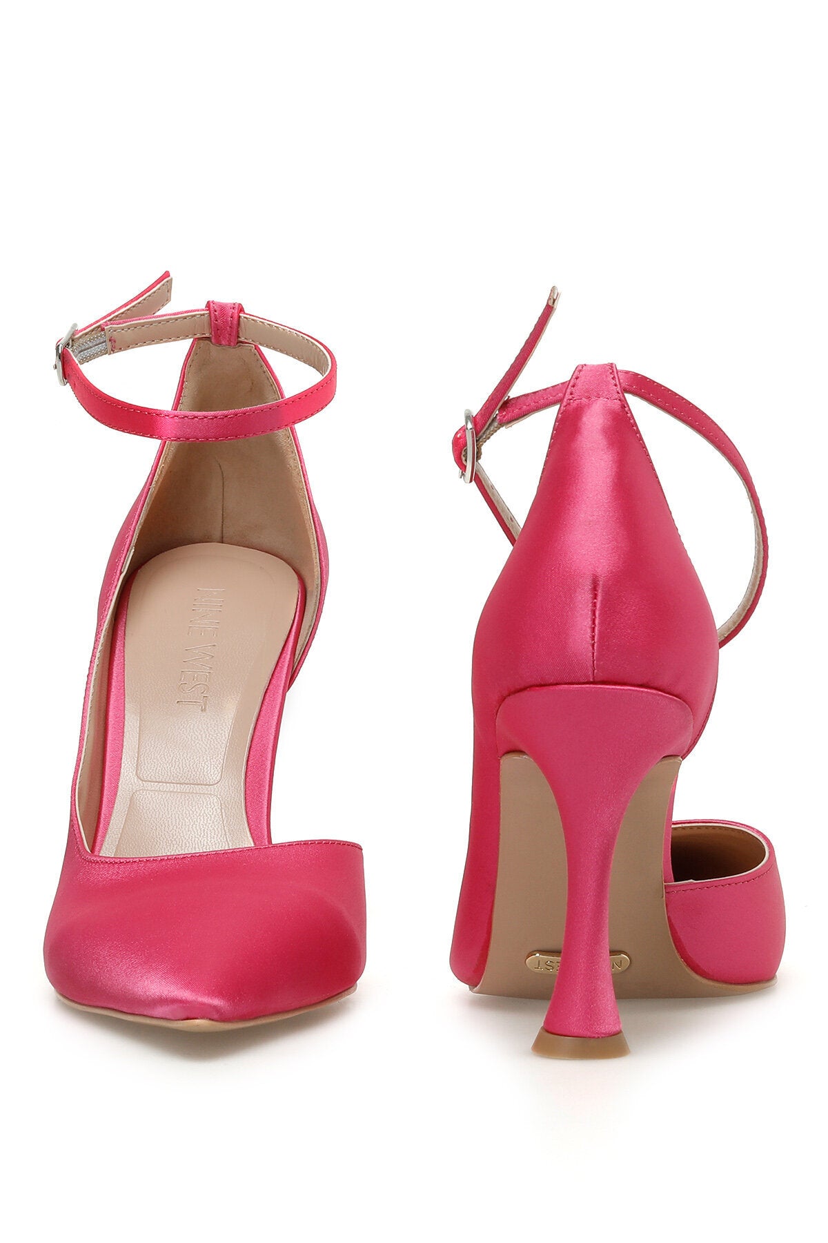 حذاء كلاسيكي بكعب Nine West لون زهري