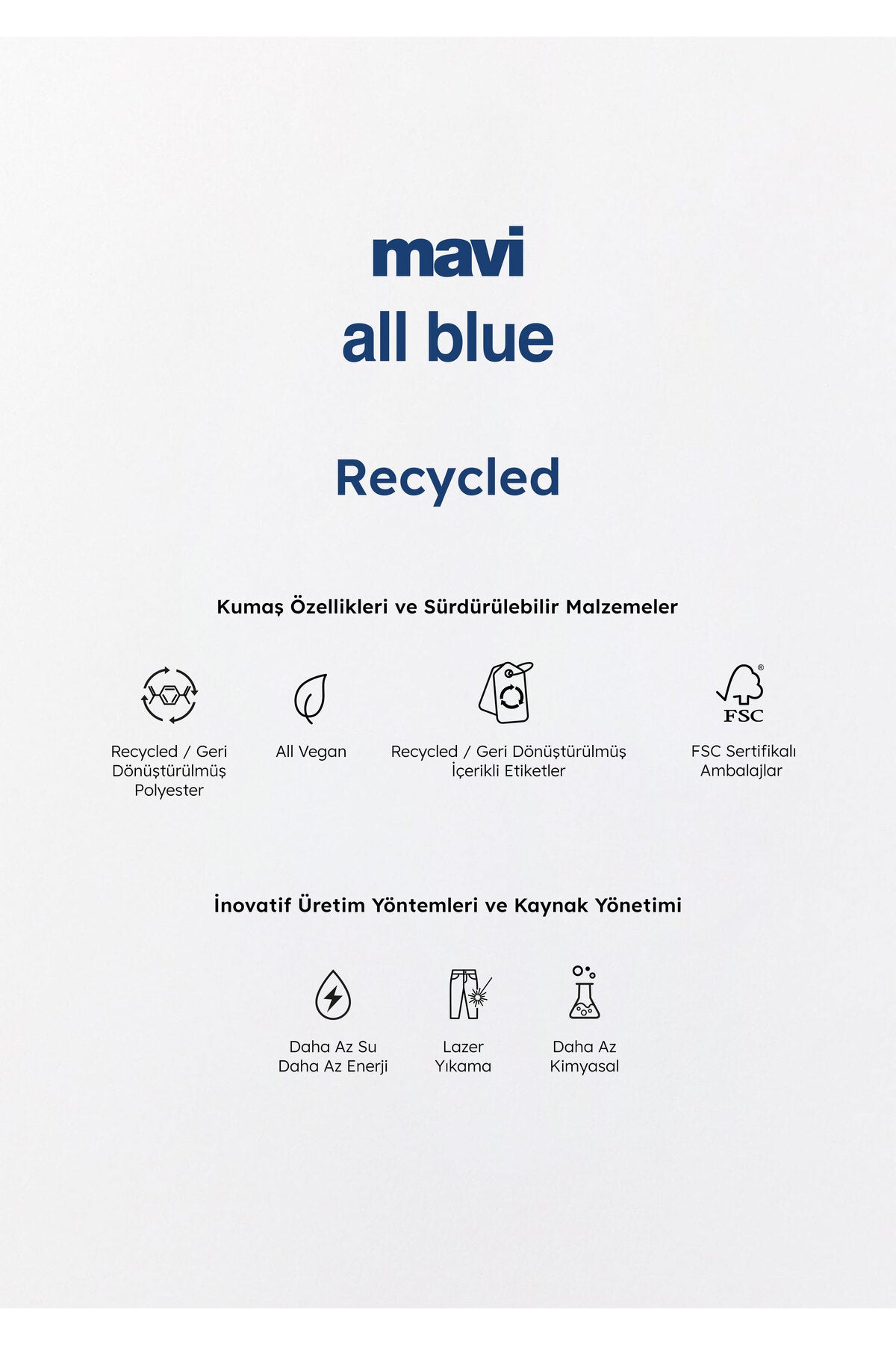 بنطال Mavi لون أزرق