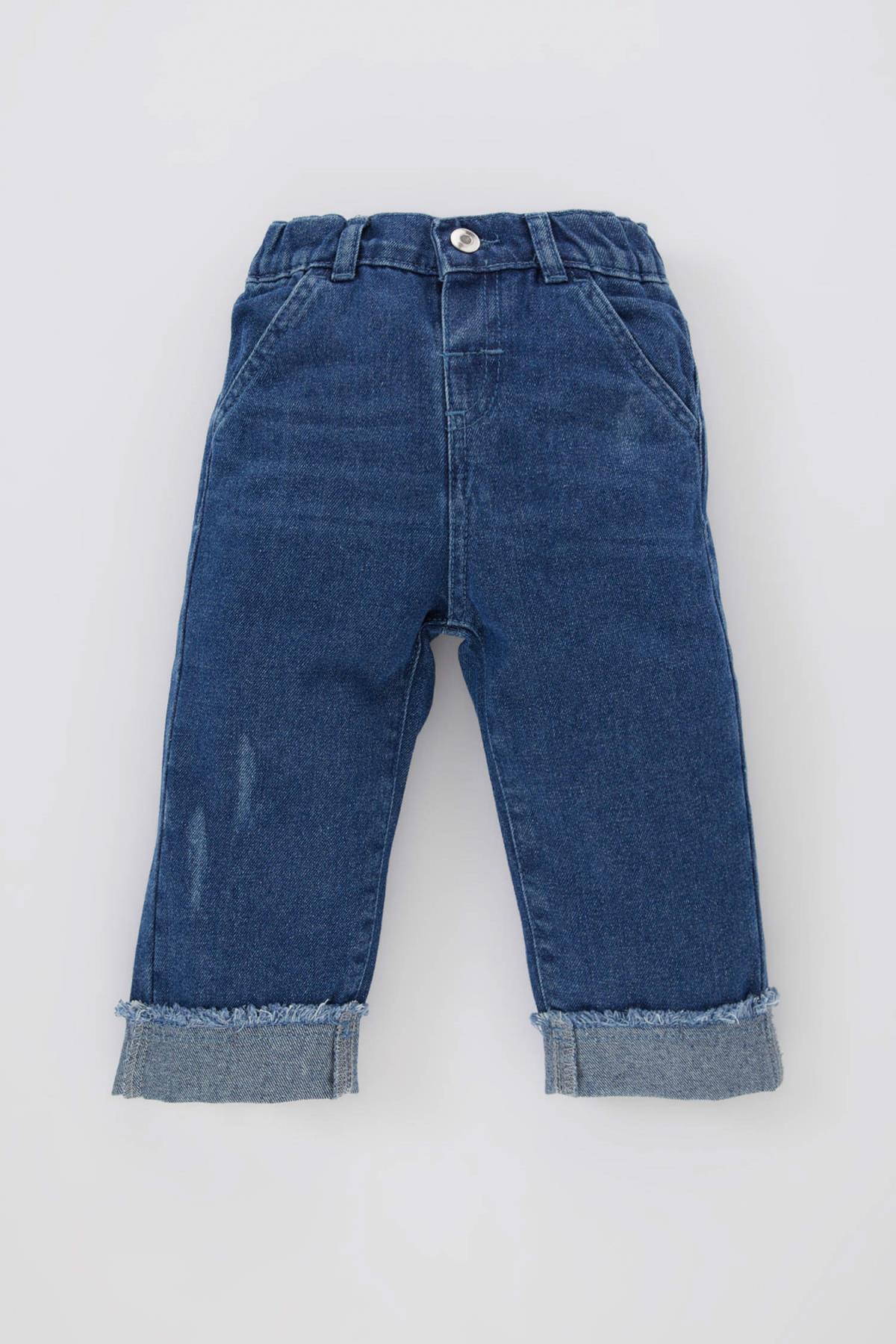 جينز Defacto لون أزرق