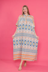 فستان mervemoda لون بني