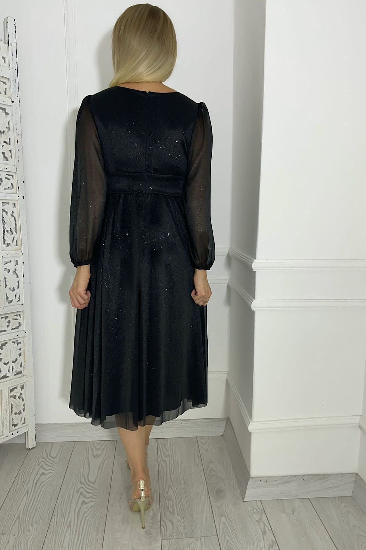 فستان سهرة gesmoda لون أسود