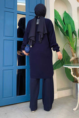 تونيك Bym Fashion لون أزرق غامق