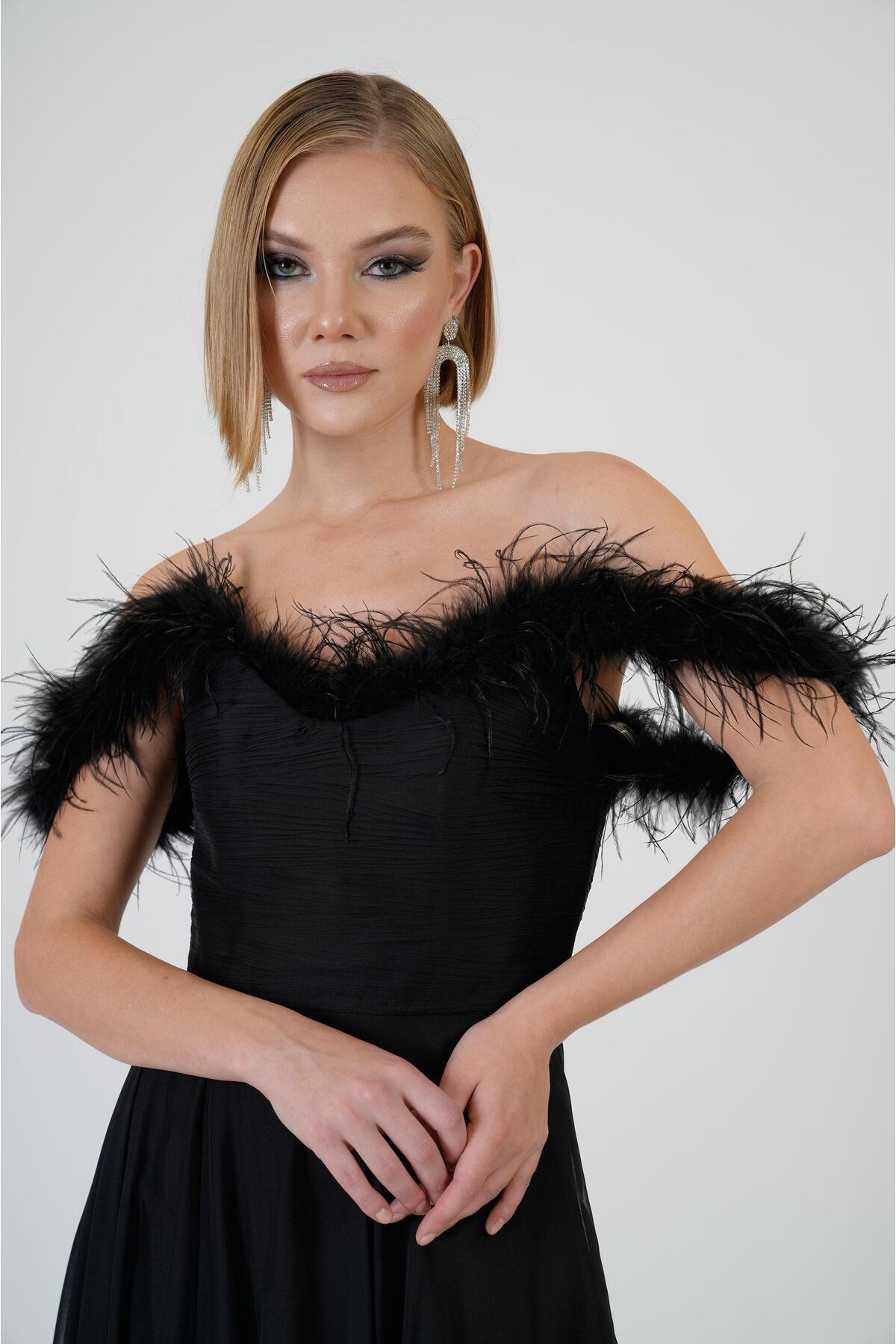 فستان سهرة CARMEN لون أسود