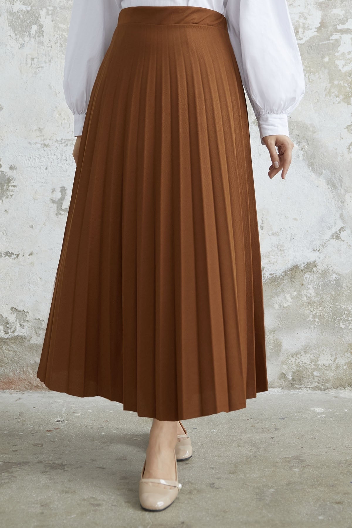 تنورة InStyle لون بني