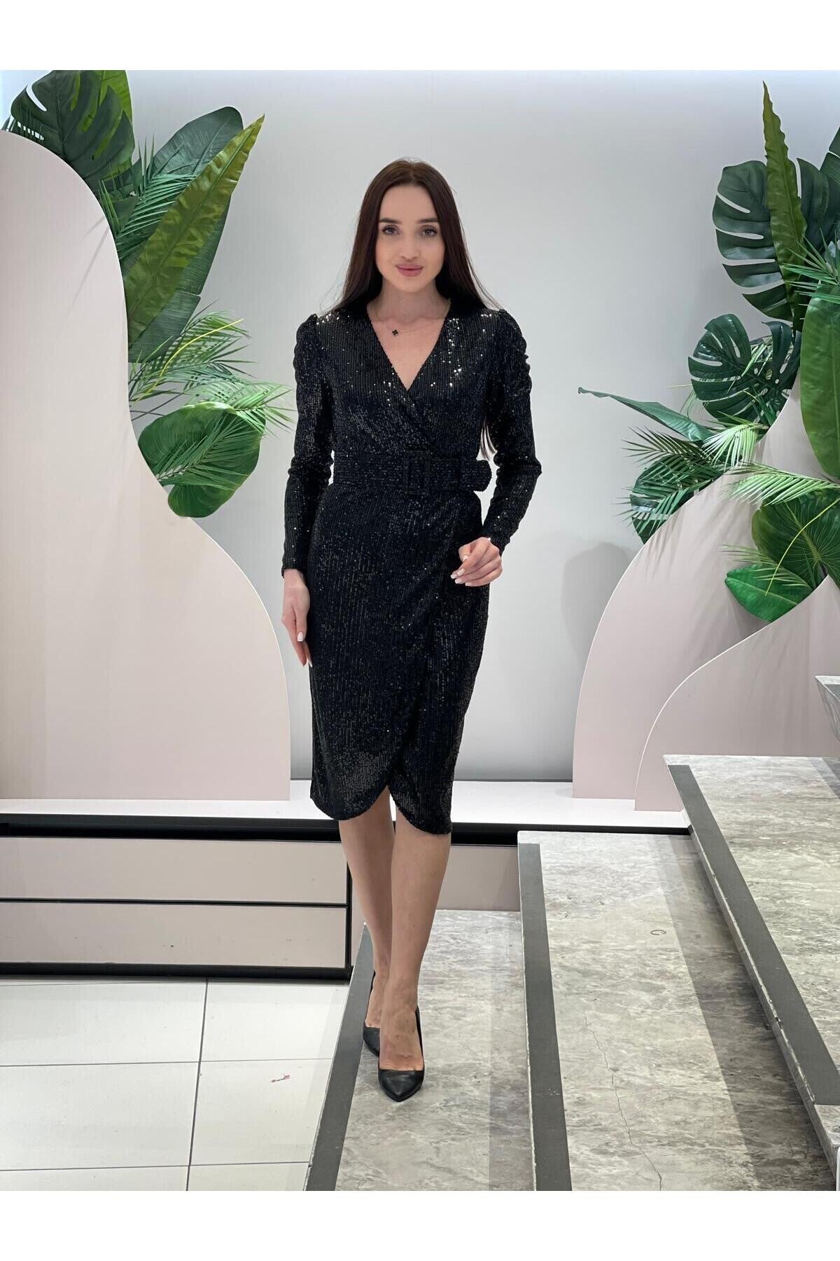 فستان سهرة MODATALİKA لون أسود