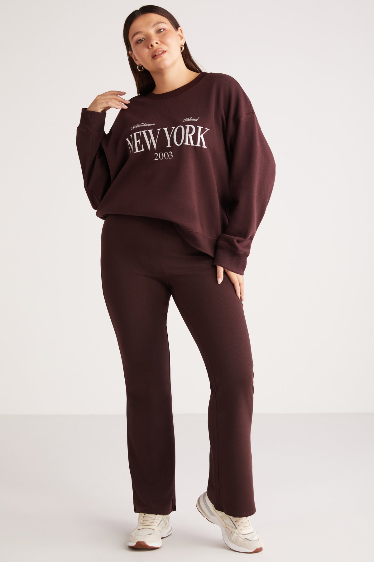 بنطال ETHIQUET لون بوردو