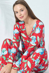 طقم بيجاما Siyah İnci لون أبيض