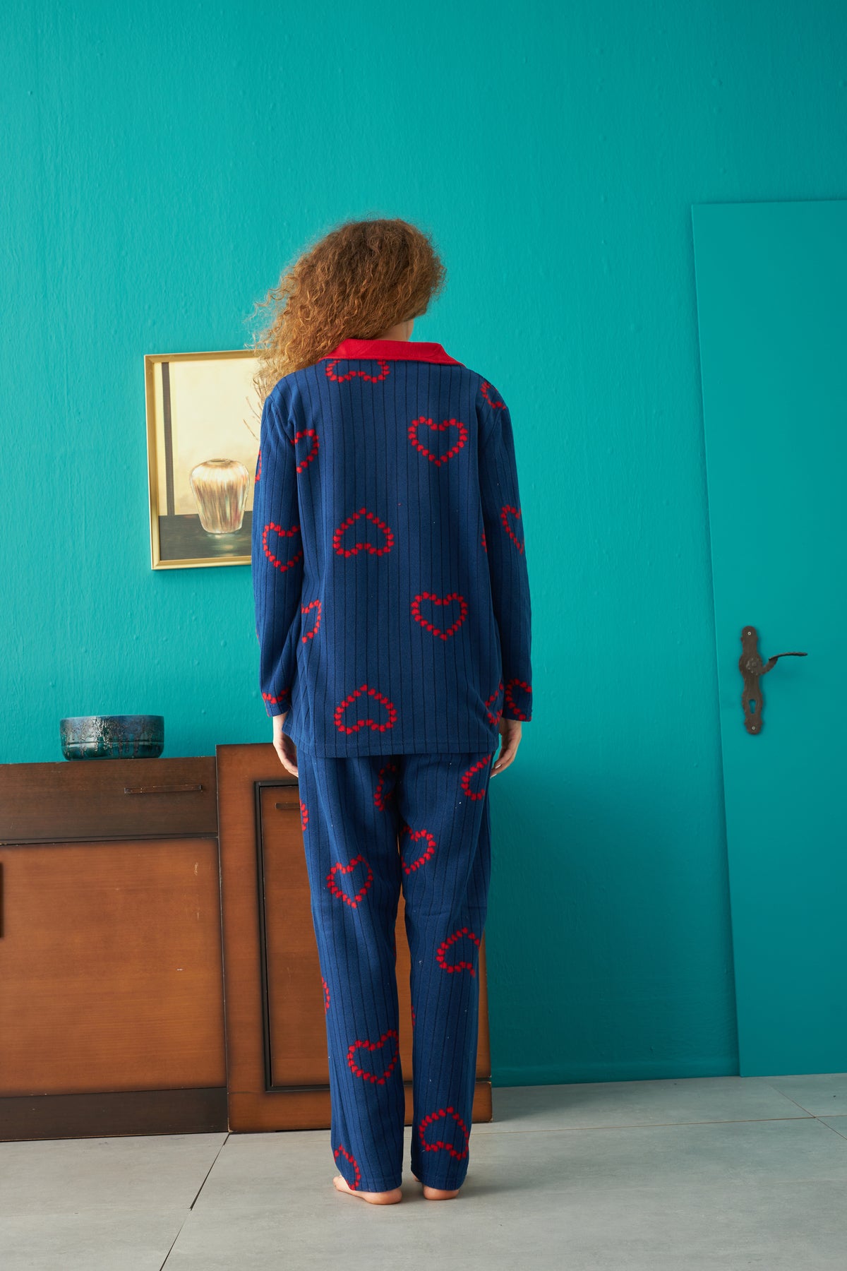 طقم بيجاما Siyah İnci لون أبيض