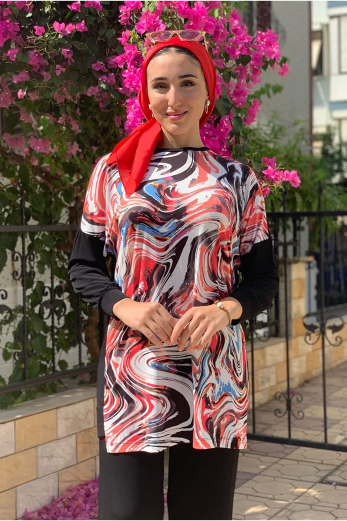 طقم رياضي Moda Rosa لون أسود