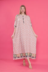 فستان mervemoda لون زهري