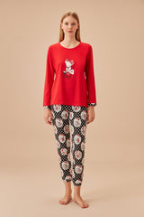 طقم بيجاما Suwen لون أسود