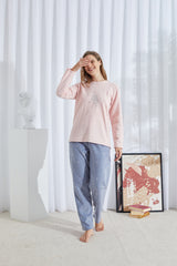 طقم بيجاما Siyah İnci لون زهري