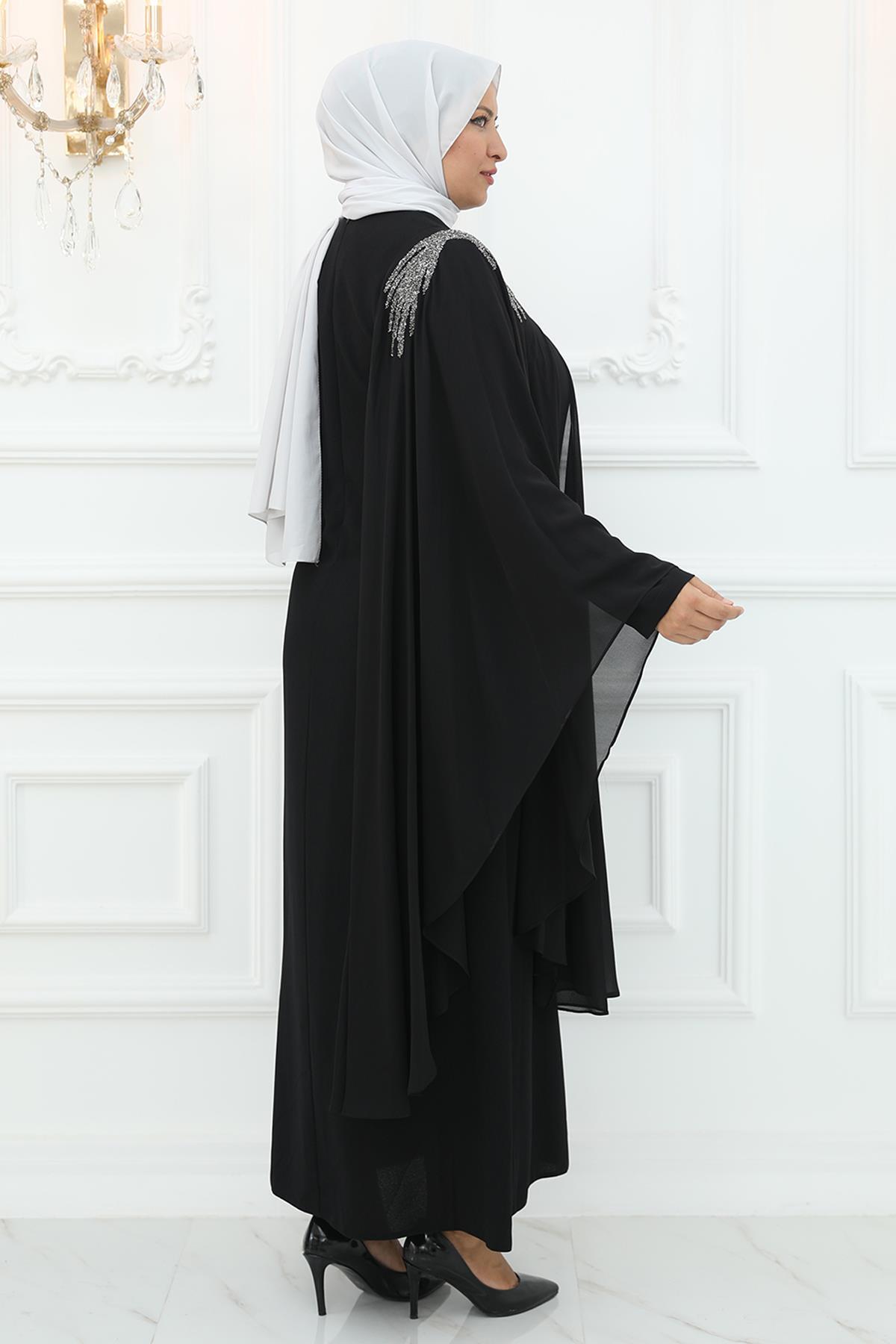 فستان سهرة Amine Hüma لون أسود