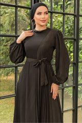 فستان Bestenur لون أسود