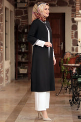 طقم Amine Hüma لون أسود
