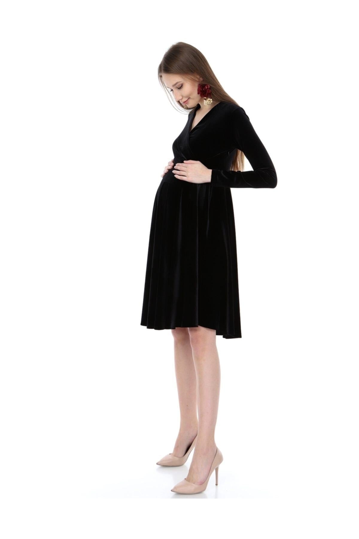 فستان MODA LABİO لون أزرق غامق