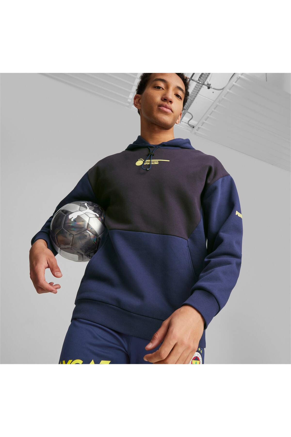 هودي Puma لون أزرق غامق