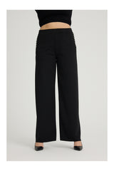 بنطال مقاس كبير Gül Moda لون أسود