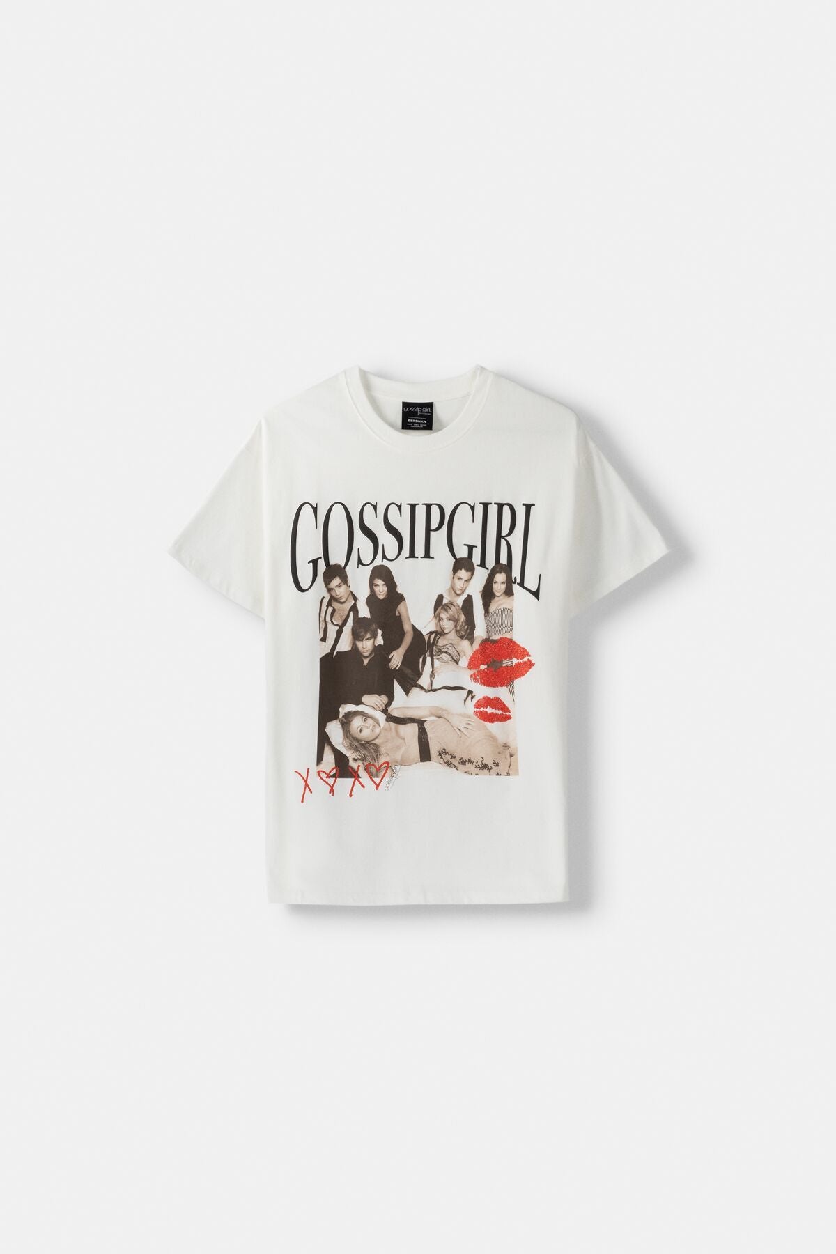 تيشيرت Bershka لون بيج