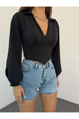 بلوزة Fav Style لون أسود