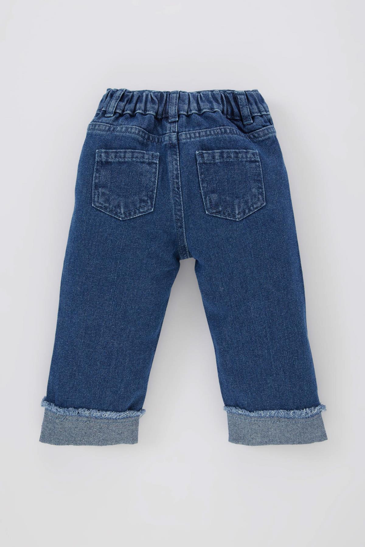 جينز Defacto لون أزرق