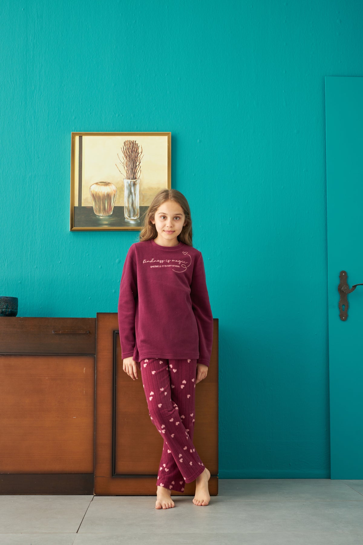 طقم بيجاما Siyah İnci لون أبيض