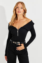 بلوزة Cool & Sexy لون أسود