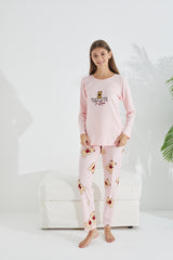 طقم بيجاما Siyah İnci لون أبيض