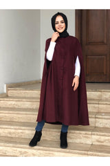 المعطف CNG MODA لون بوردو