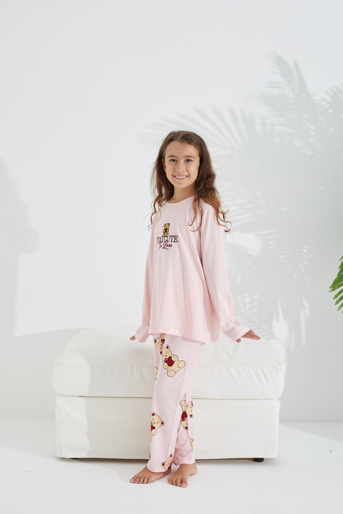 طقم بيجاما Siyah İnci لون أبيض