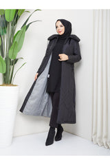 معطف Doque لون أسود