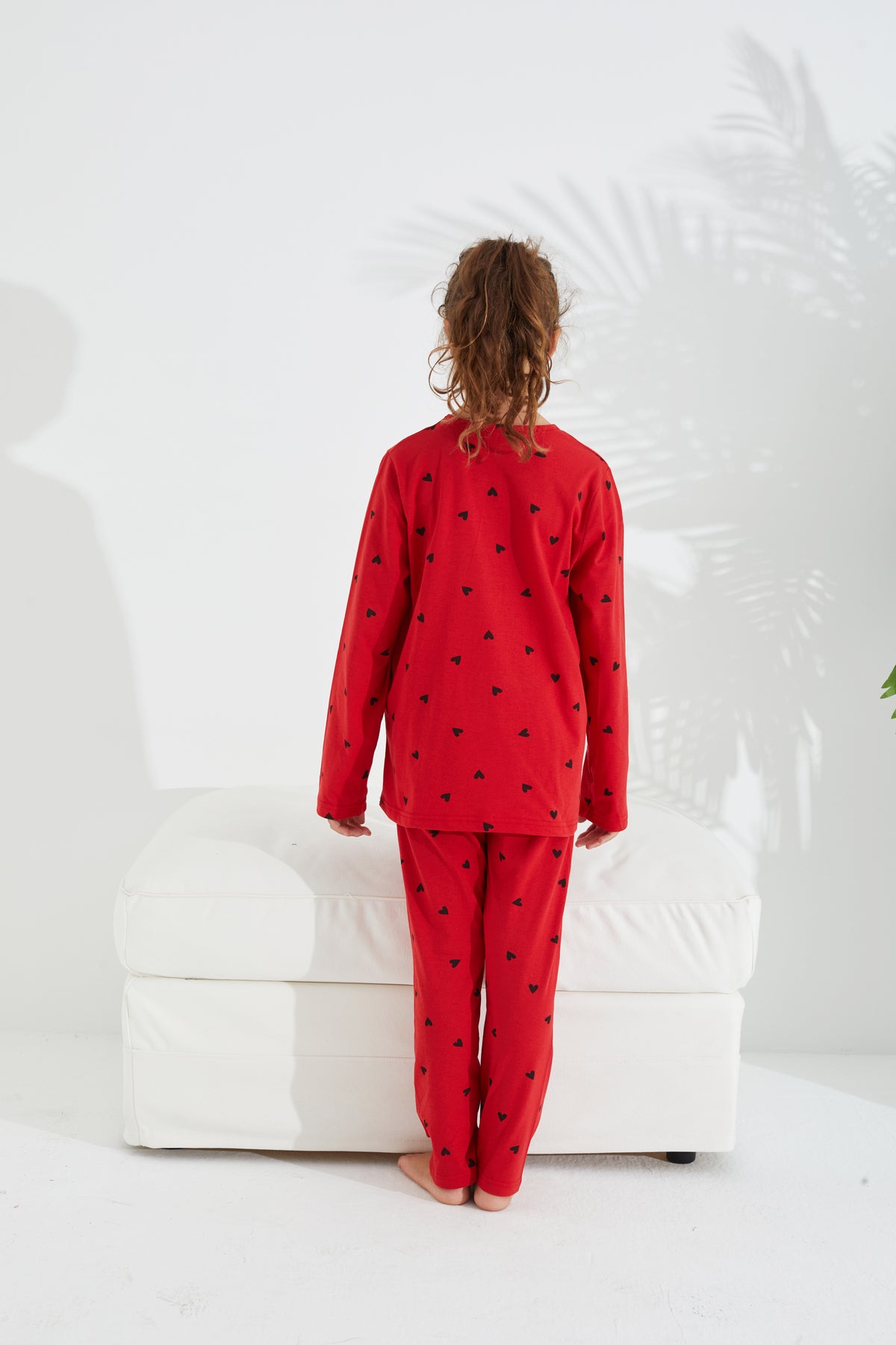 طقم بيجاما Siyah İnci لون أحمر