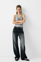 جسم Bershka لون رمادي