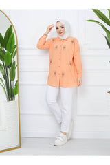 قميص ahsen fashion لون برتقالي