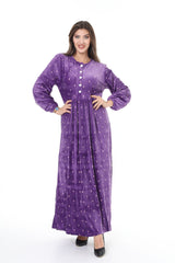 فستان mervemoda لون بنفسجي