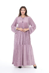 فستان mervemoda لون بنفسجي