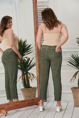 بنطال Rmg لون كاكي