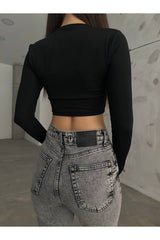 بلوزة Fav Style لون أسود