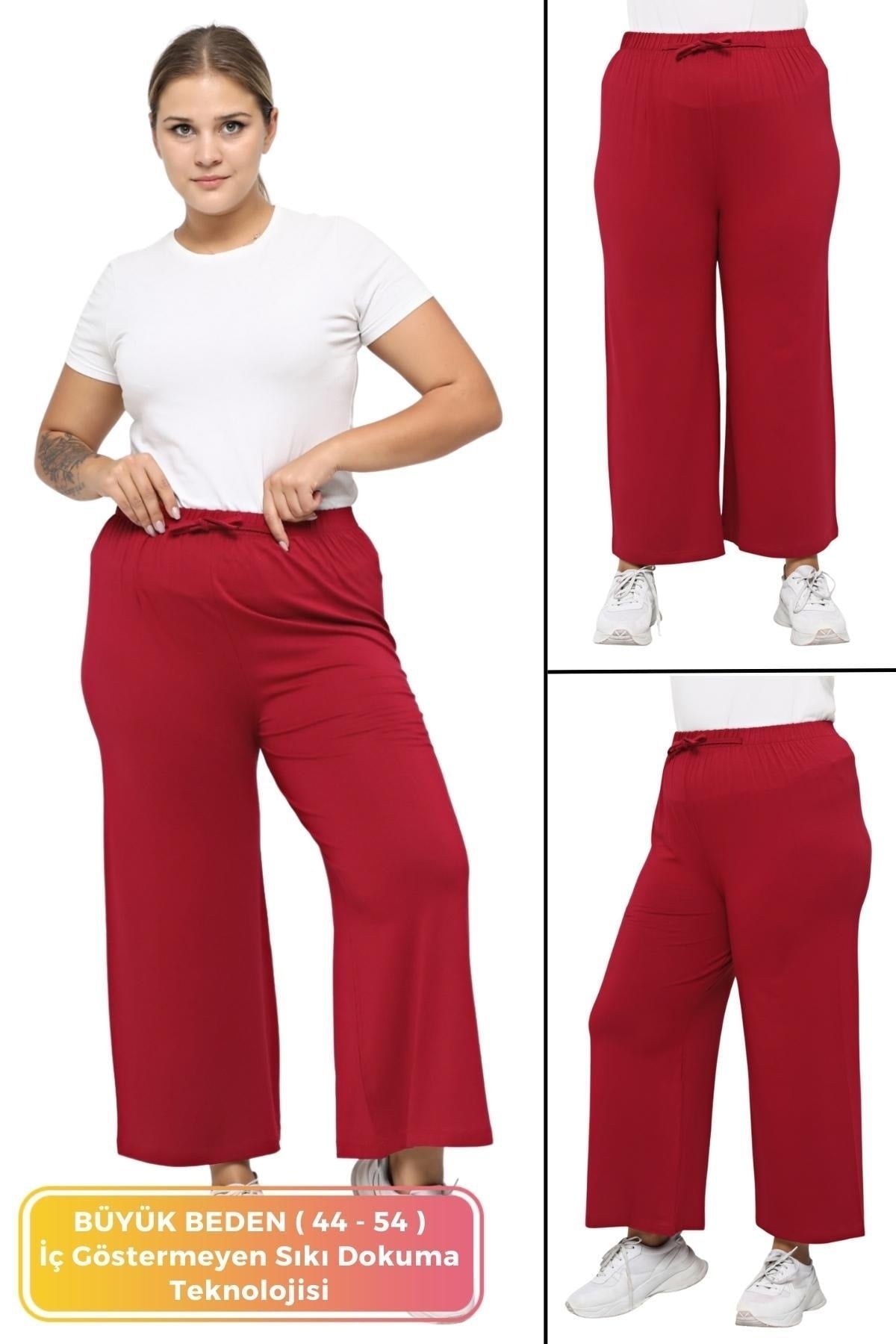 بنطال tarzımsüper لون أحمر