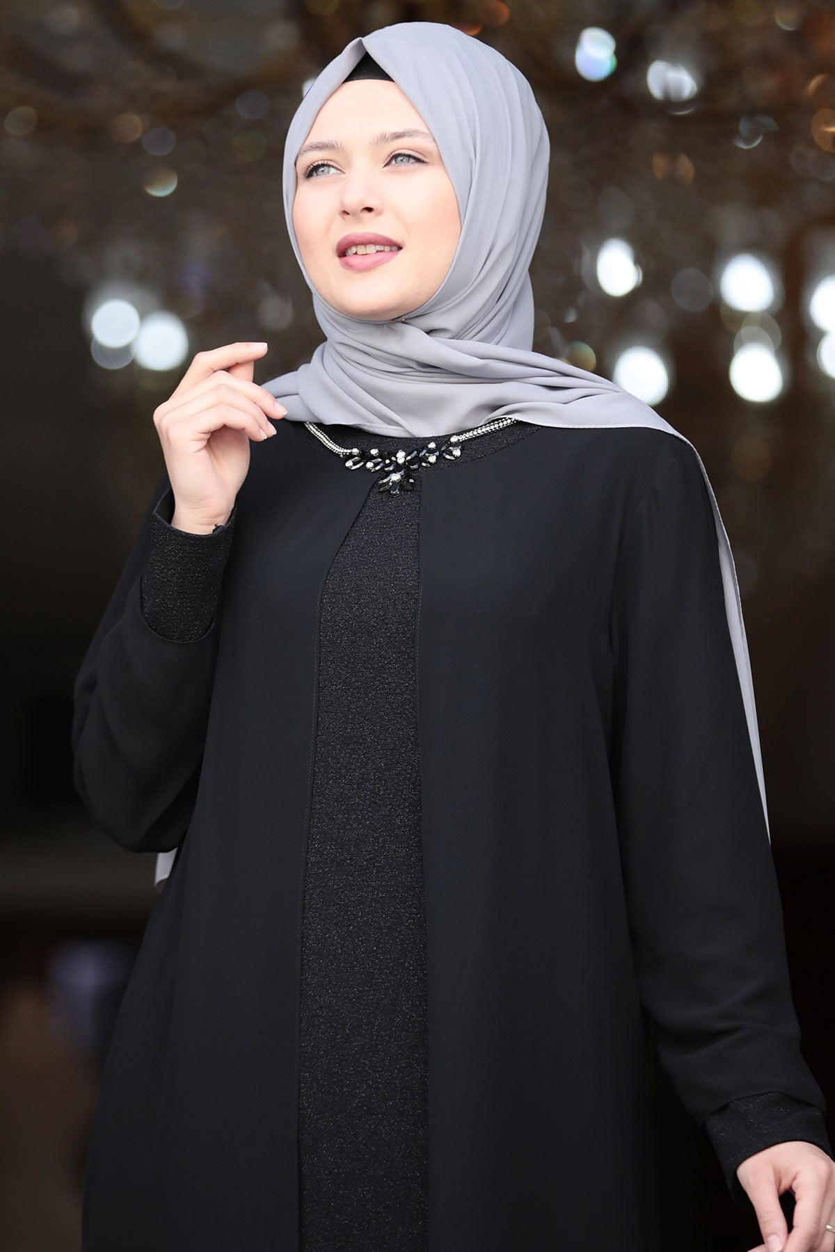 فستان سهرة Amine Hüma لون أسود