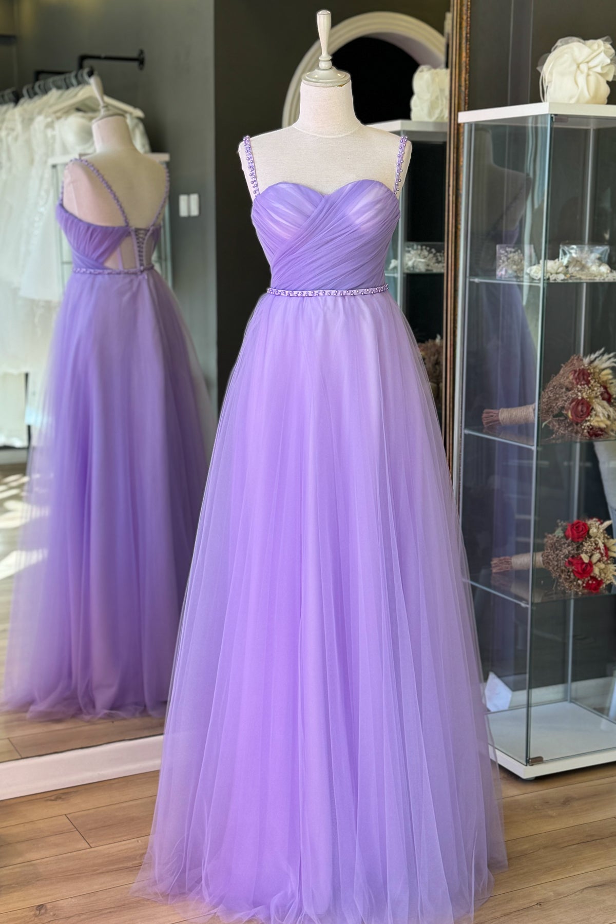 فستان سهرة Lenta Moda لون بنفسجي