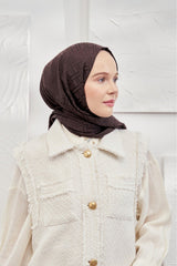 شال ARMANDA لون بني